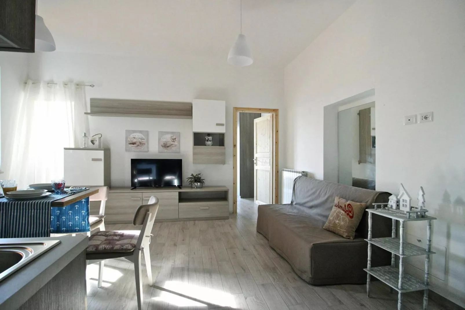 Holiday flat, Ladispoli-Casa Azzurra-Woonkamer