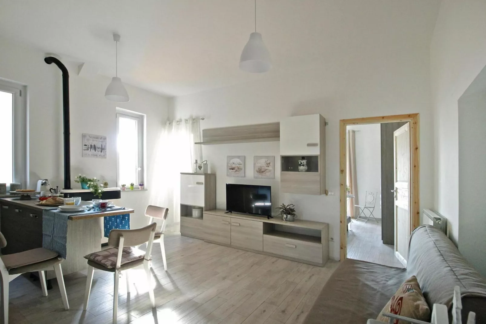 Holiday flat, Ladispoli-Casa Azzurra-Woonkamer