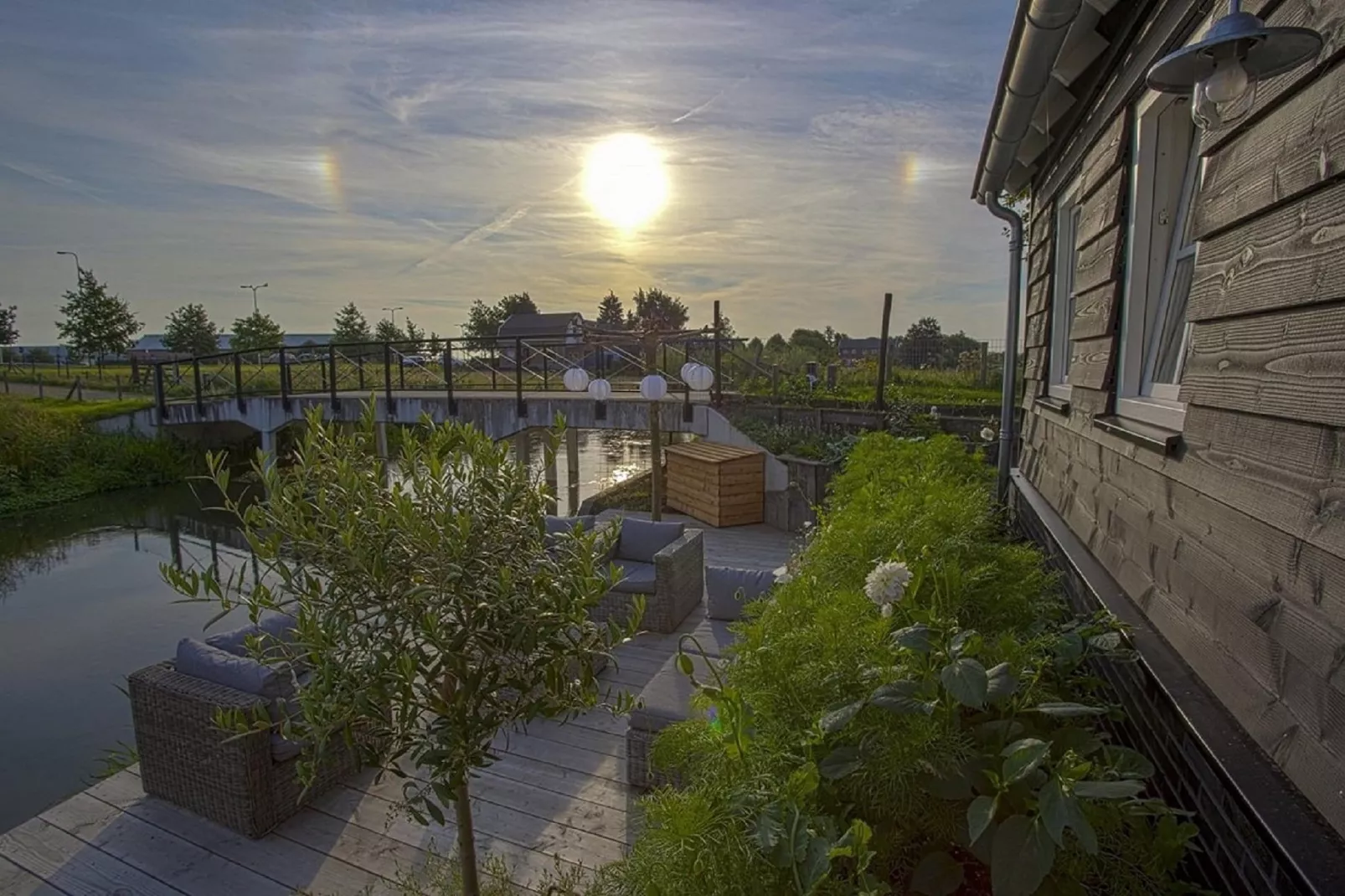 Vakantiehuis De Vlonder-Uitzicht zomer