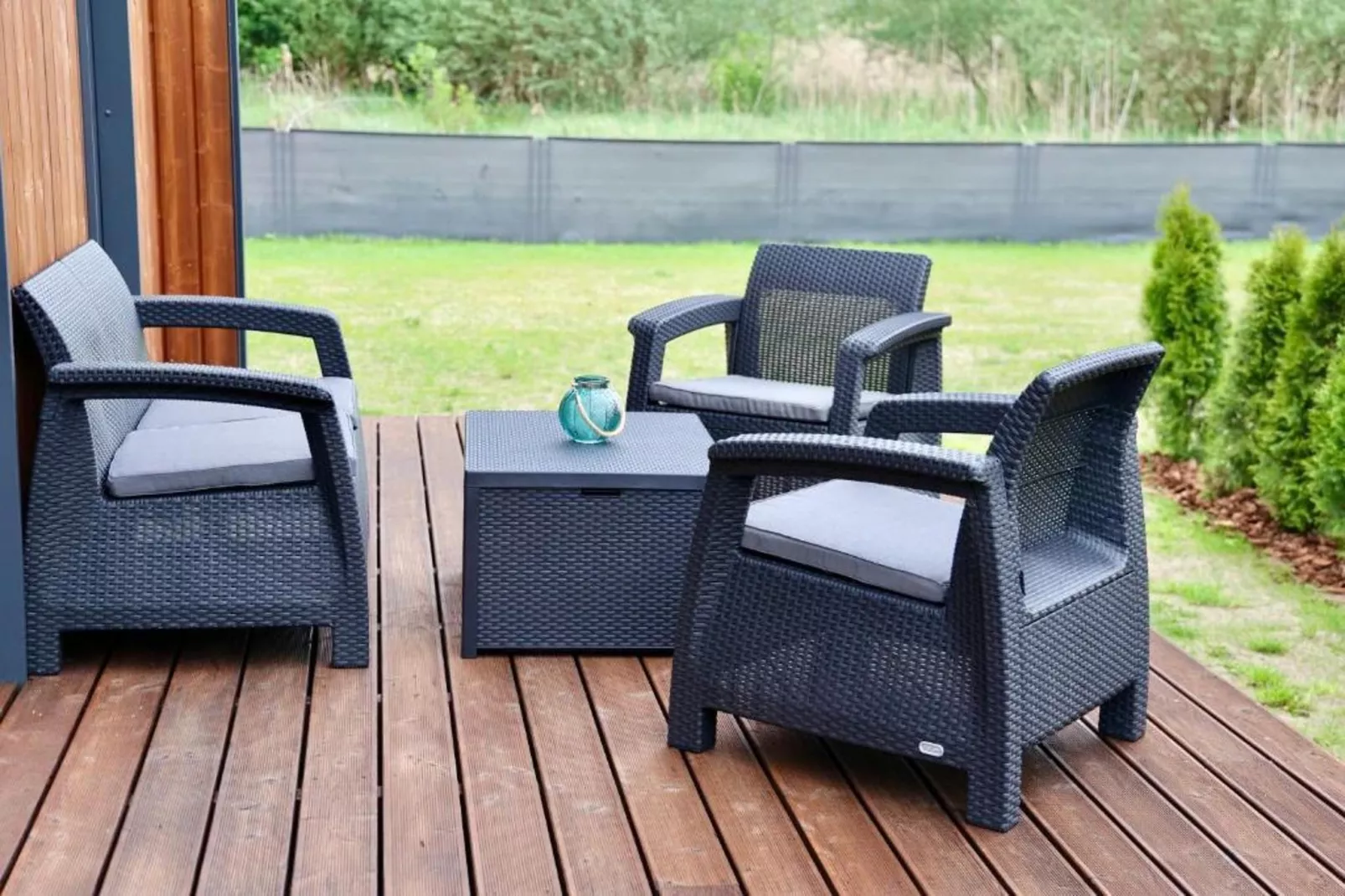 Połowa domu wakacyjnego przy plaży w Stepnicy-Terrasbalkon