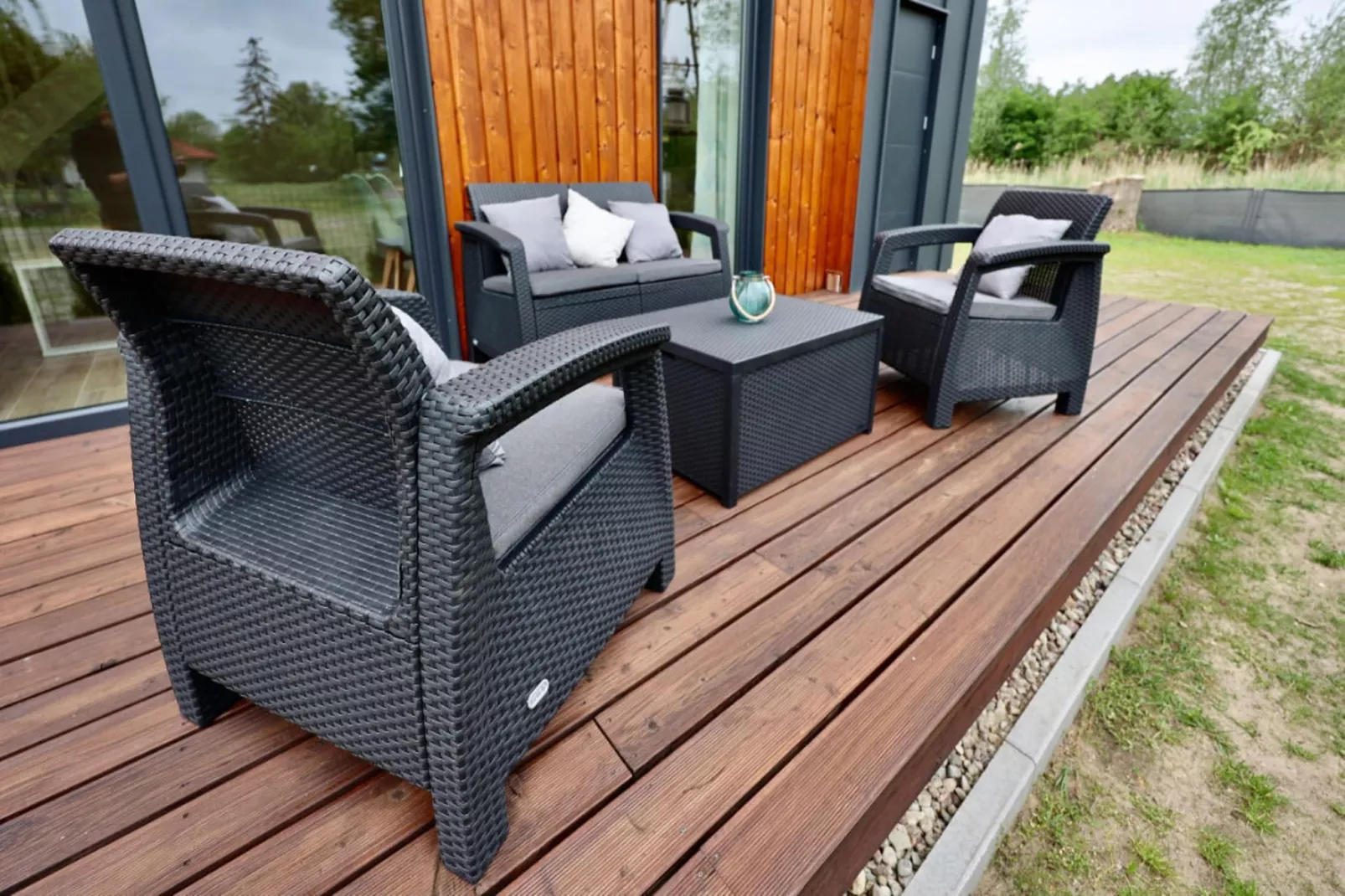 Połowa domu wakacyjnego przy plaży w Stepnicy-Terrasbalkon