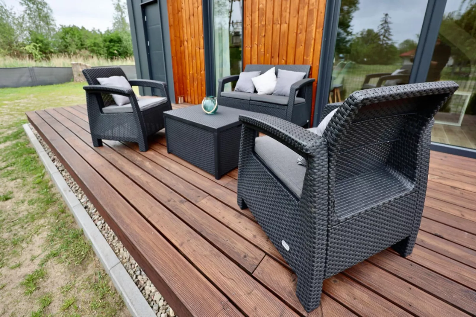 Połowa domu wakacyjnego przy plaży w Stepnicy-Terrasbalkon