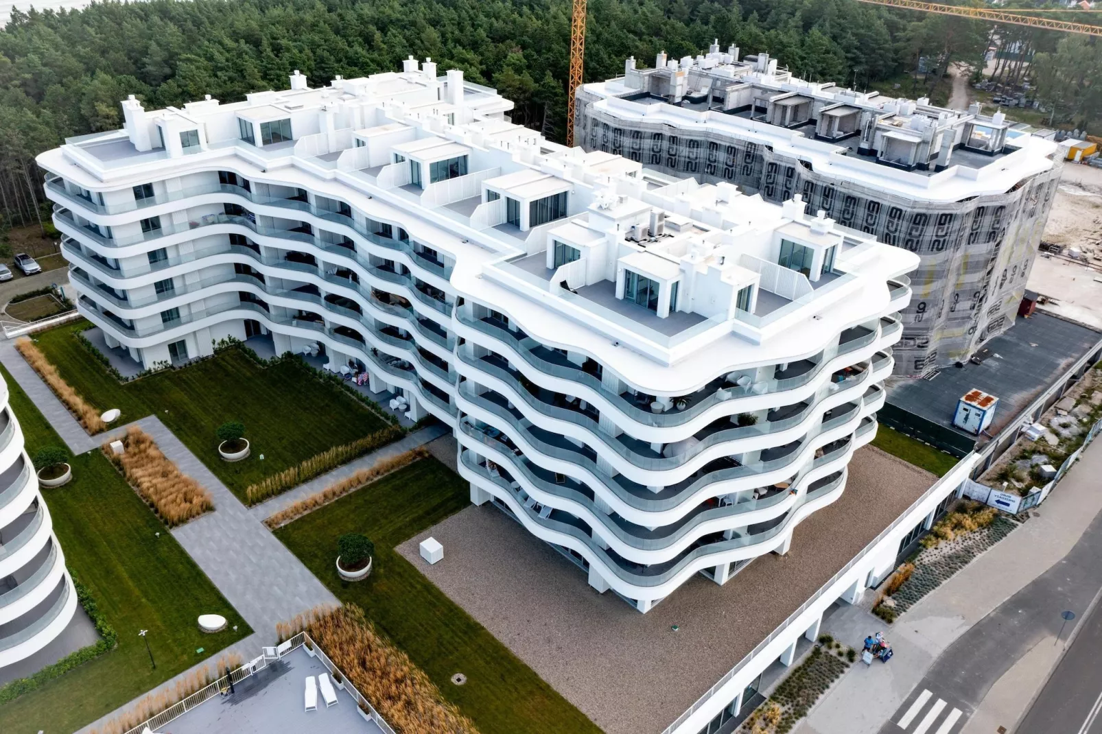 Rogowo Pearl apartament nr 4510-Buitenkant zomer