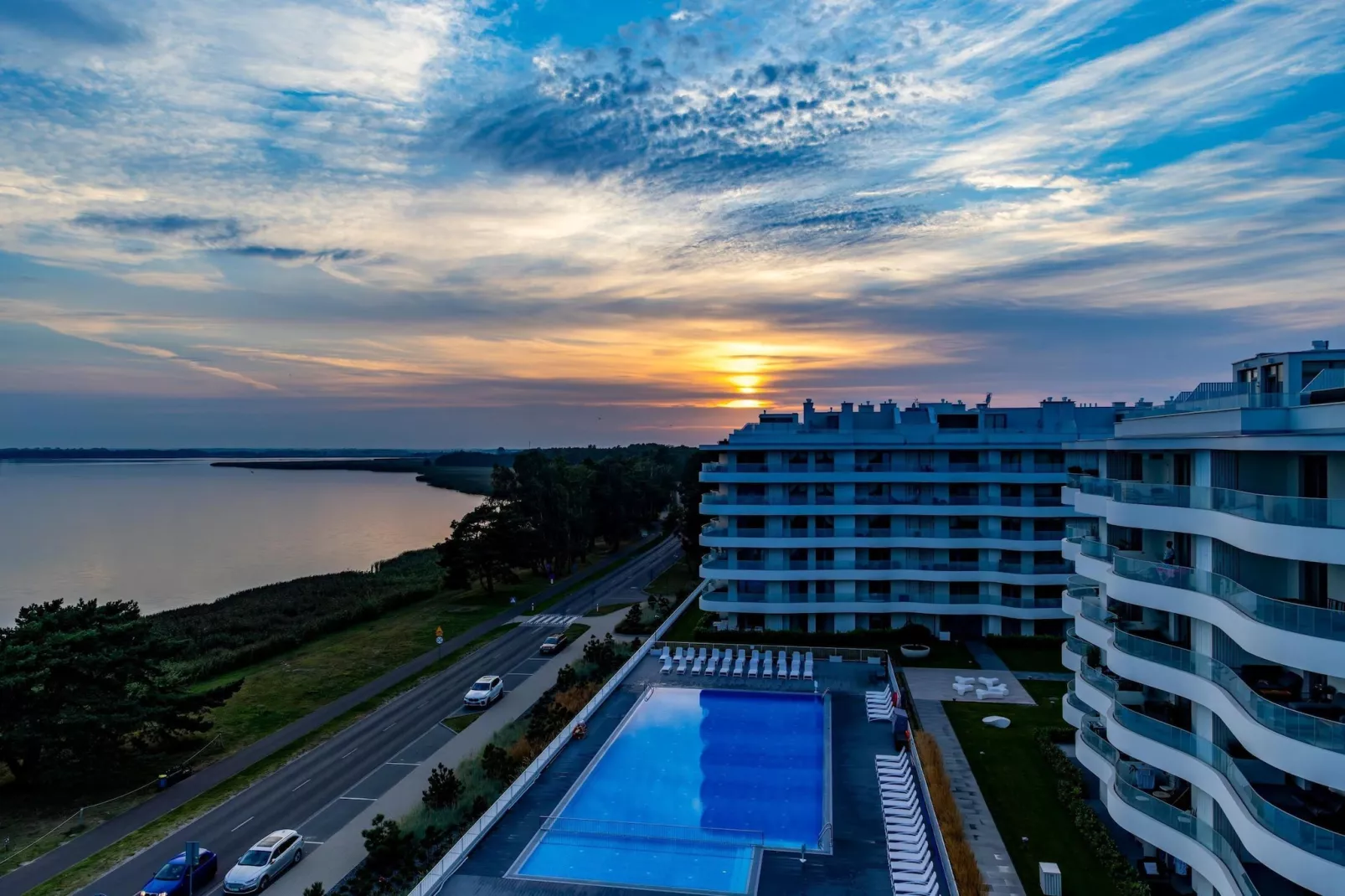 Rogowo Pearl apartament nr 4510-Buitenkant zomer