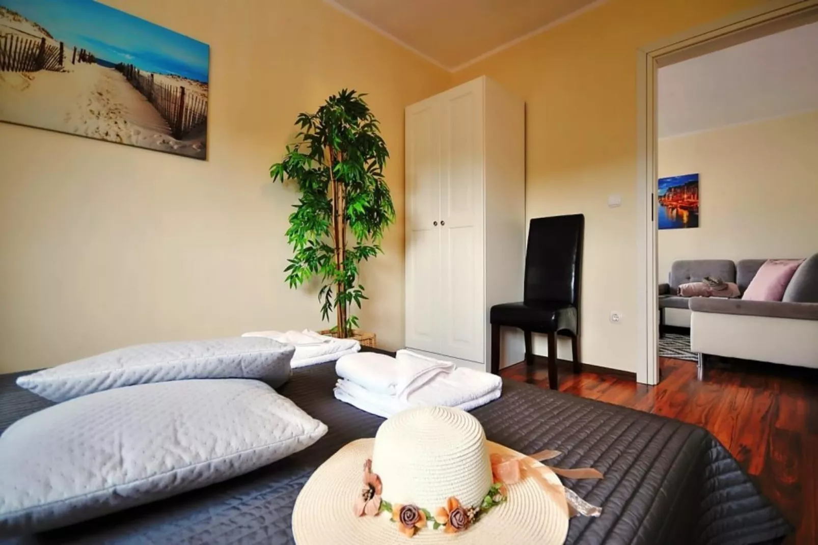 Apartament nr 5 57qm Ustronie Morskie-Slaapkamer