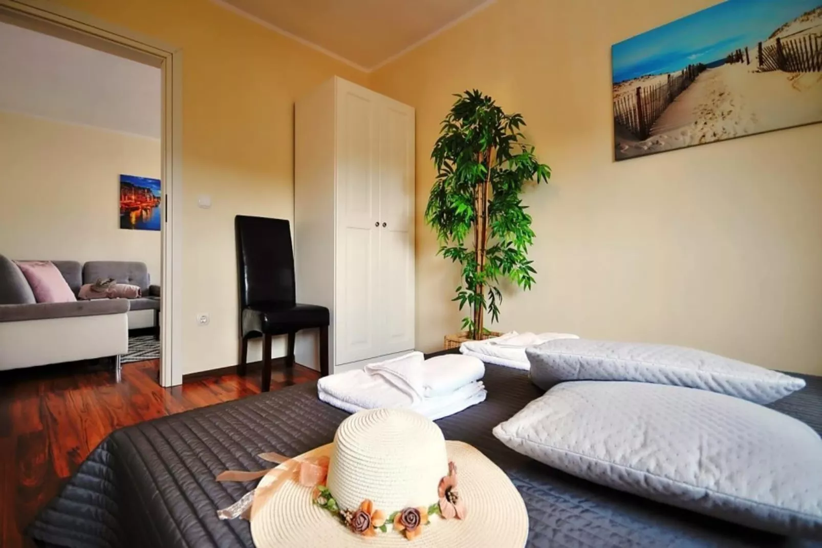 Apartament nr 5 57qm Ustronie Morskie-Slaapkamer