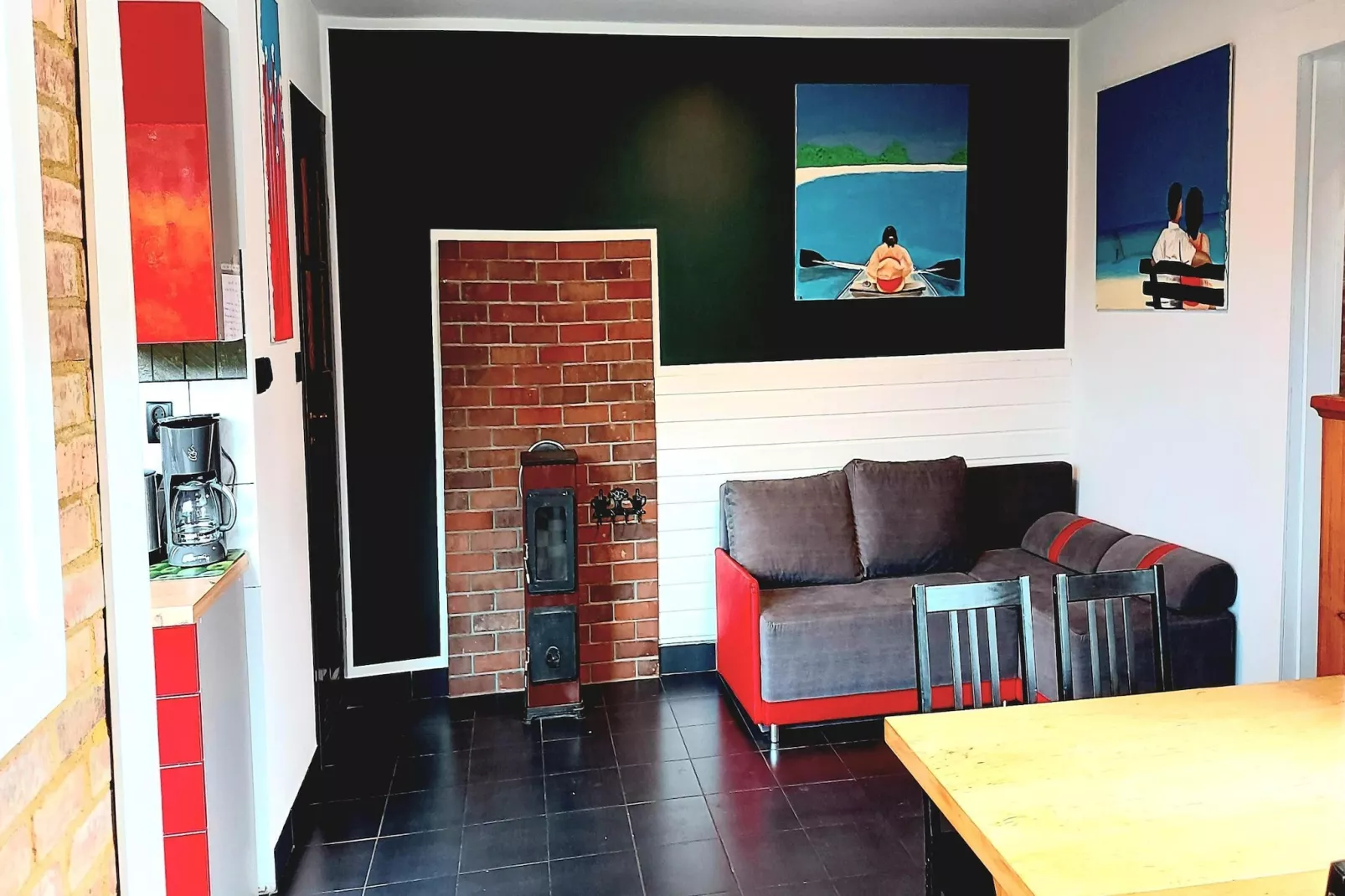 Holiday home Nowe Warpno Chick-Woonkamer