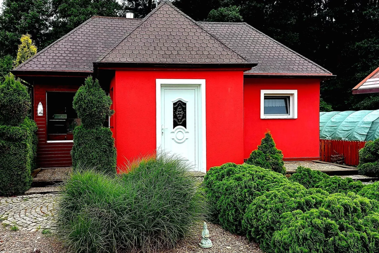 Holiday home Nowe Warpno Chick-Buitenkant zomer