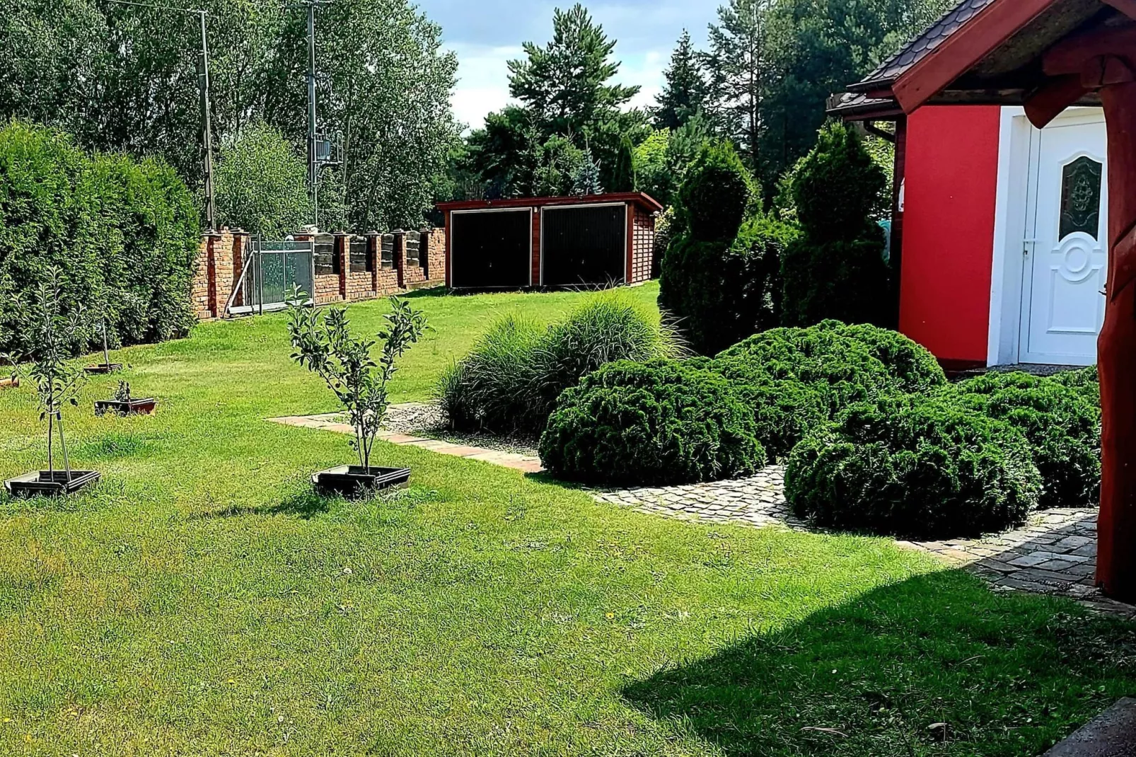 Holiday home Nowe Warpno Chick-Tuinen zomer