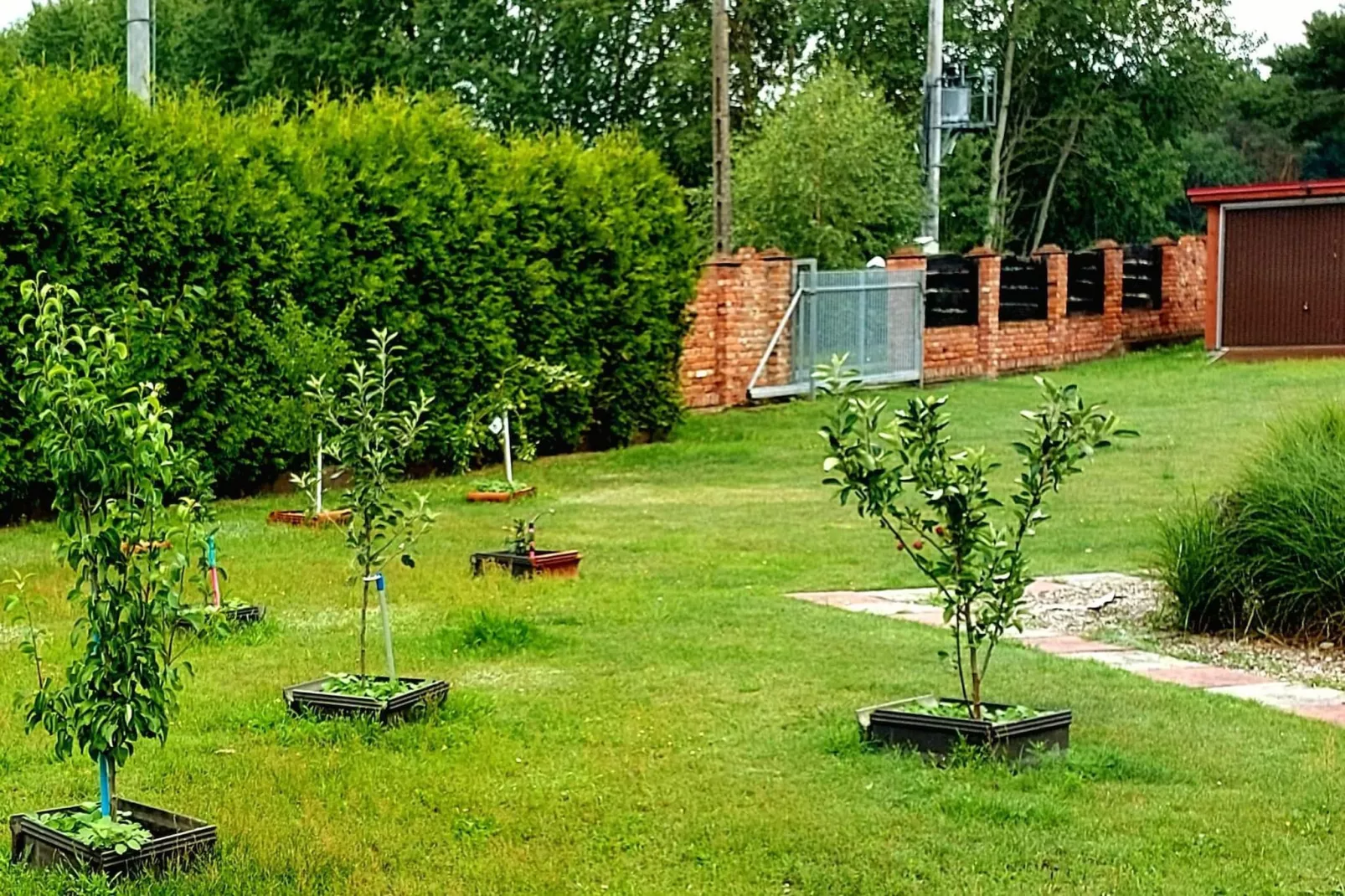 Holiday home Nowe Warpno Chick-Tuinen zomer