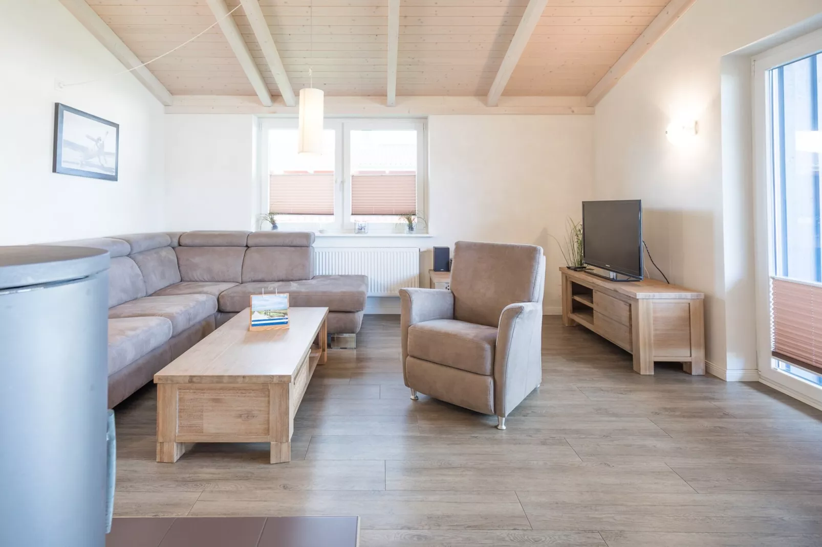 Ferienhaus Föhr-Woonkamer
