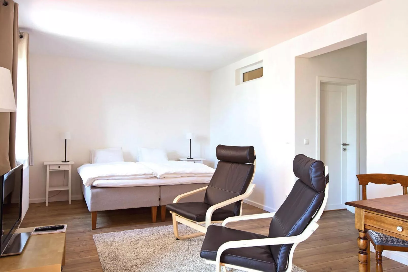 Appartements im Sudhaus / Studio 35-40 m²-Slaapkamer