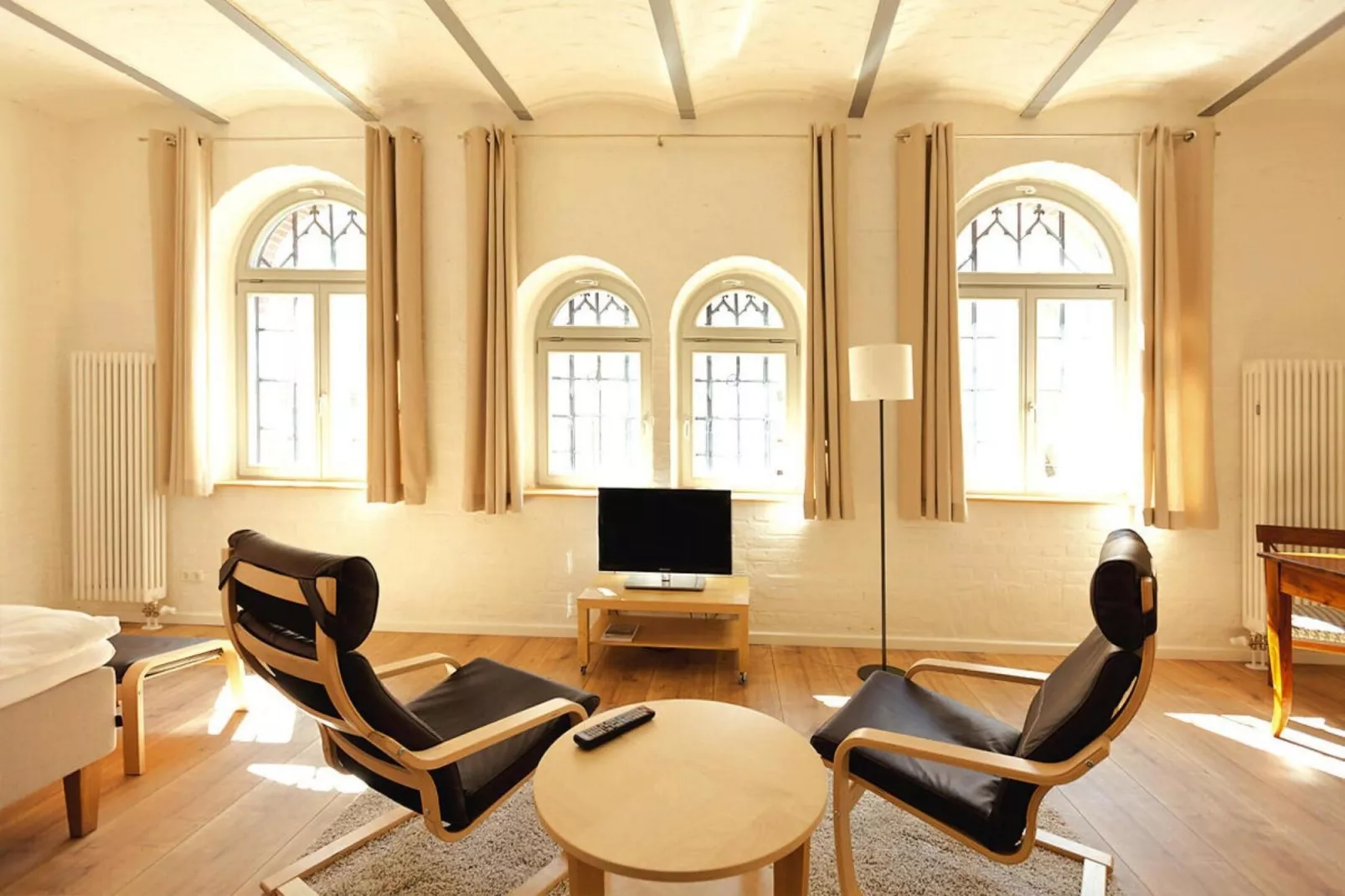 Appartements im Sudhaus / Studio 35-40 m²-Woonkamer