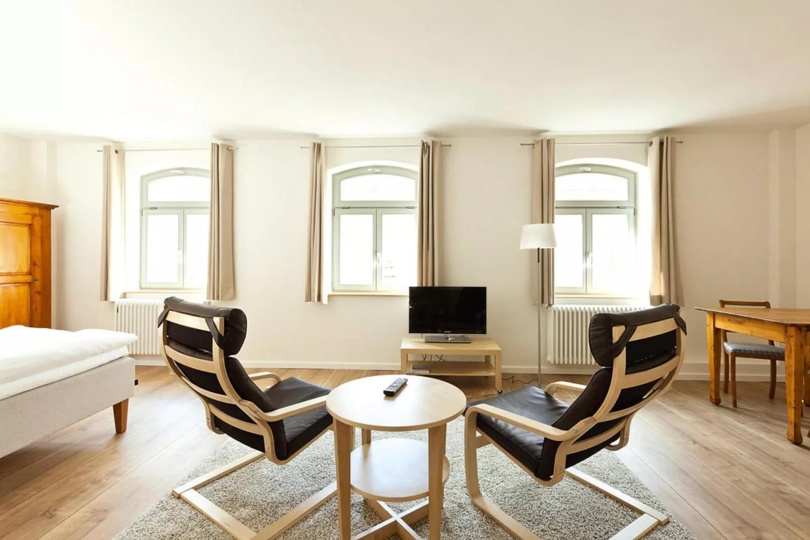 Appartements im Sudhaus / Studio 35-40 m²-Woonkamer