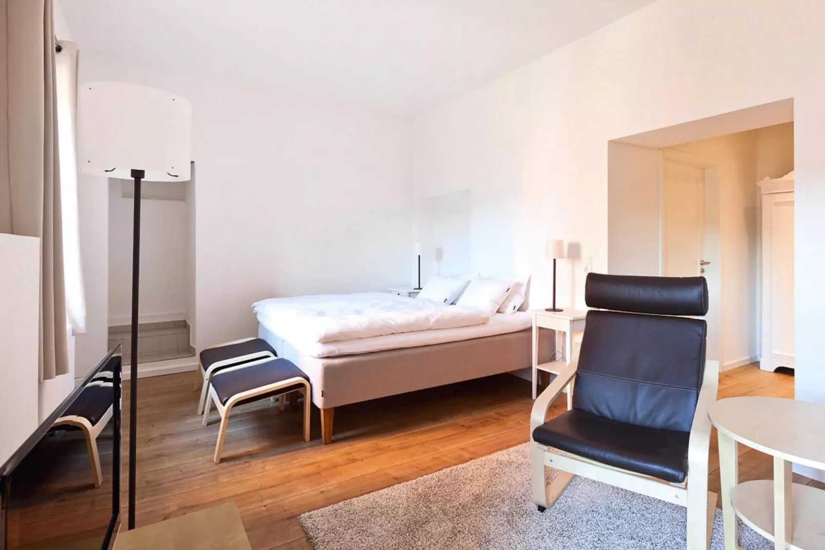 Appartements im Sudhaus / Studio 35-40 m²-Slaapkamer