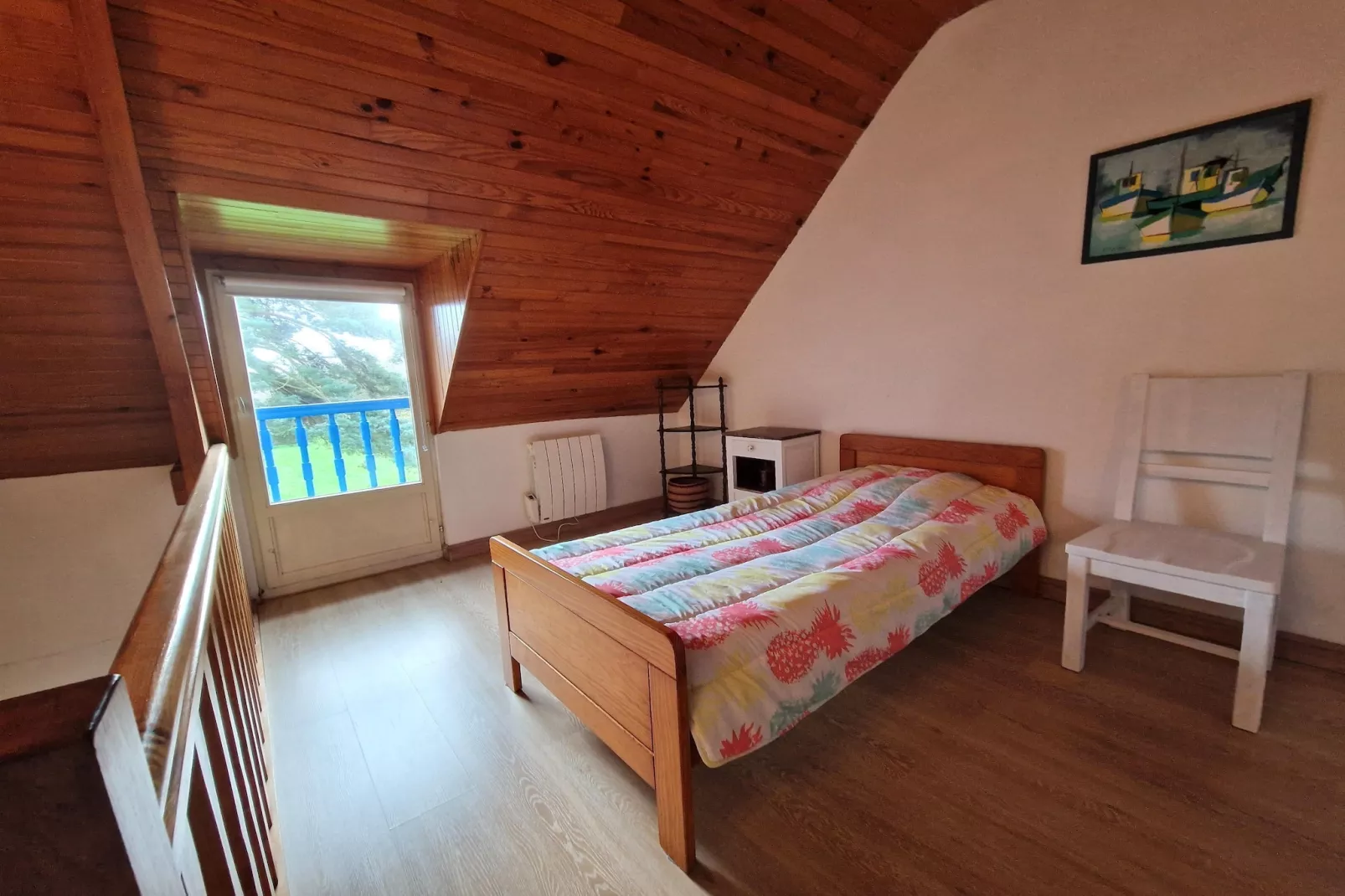 Maison de vacances avec jardin Pordic-Slaapkamer