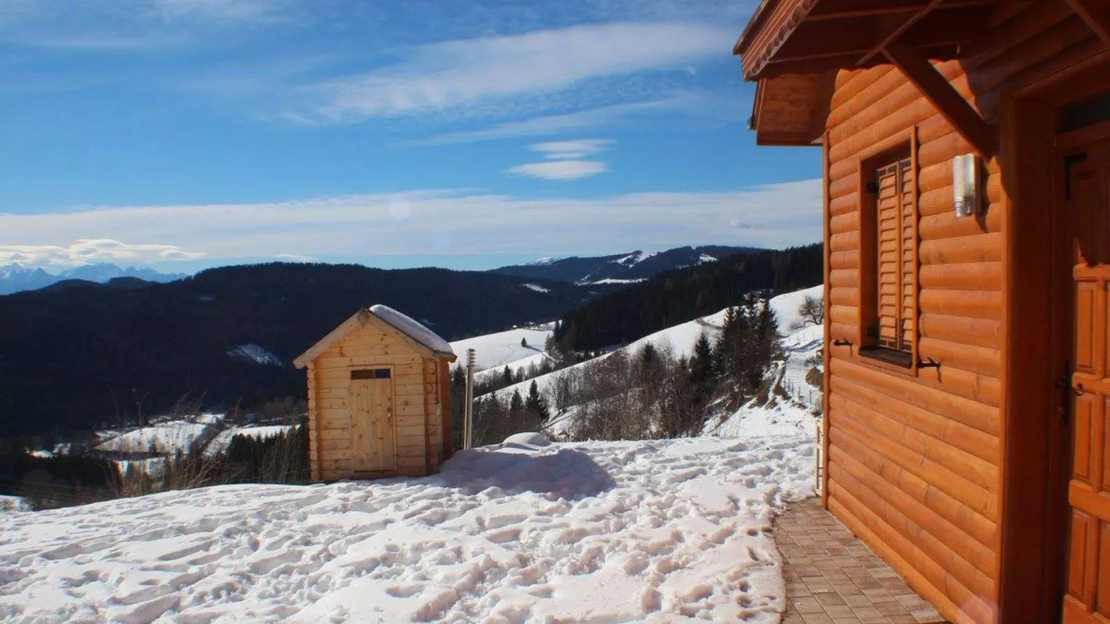 Sternenchalet-Uitzicht winter