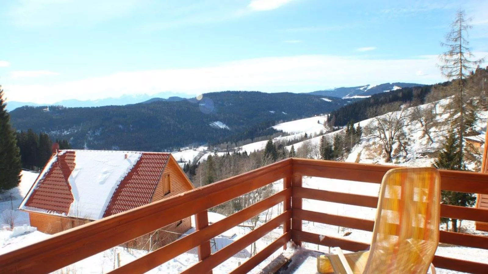 Karawankenpanorama S-Uitzicht winter