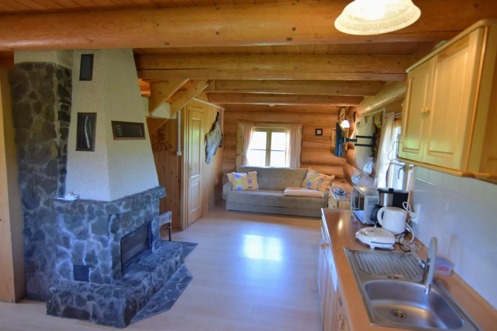 Holiday home in Kopalino-Woonkamer