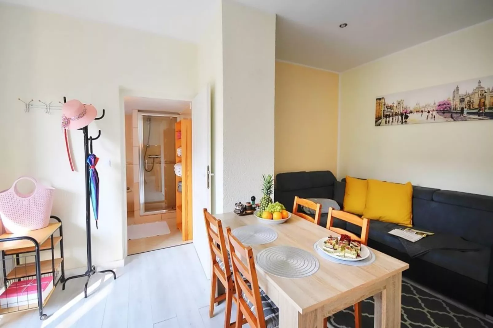 Apartament nr 2 50 qm parter Ustronie Morskie-Woonkamer
