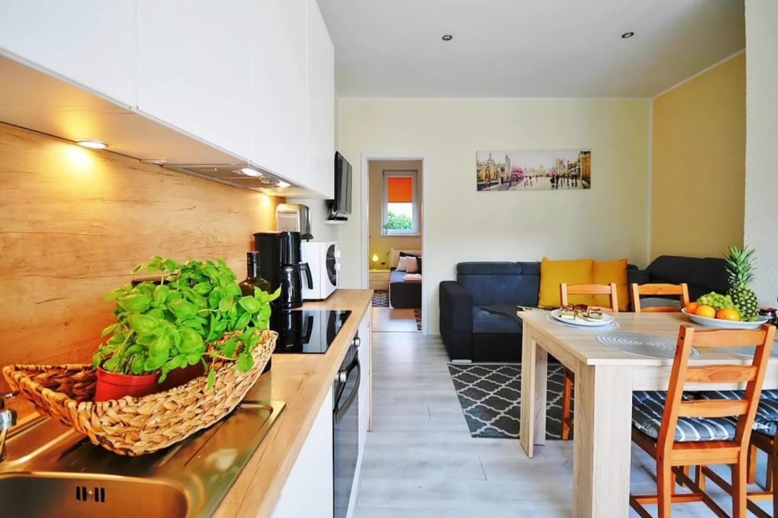 Apartament nr 2 50 qm parter Ustronie Morskie-Keuken