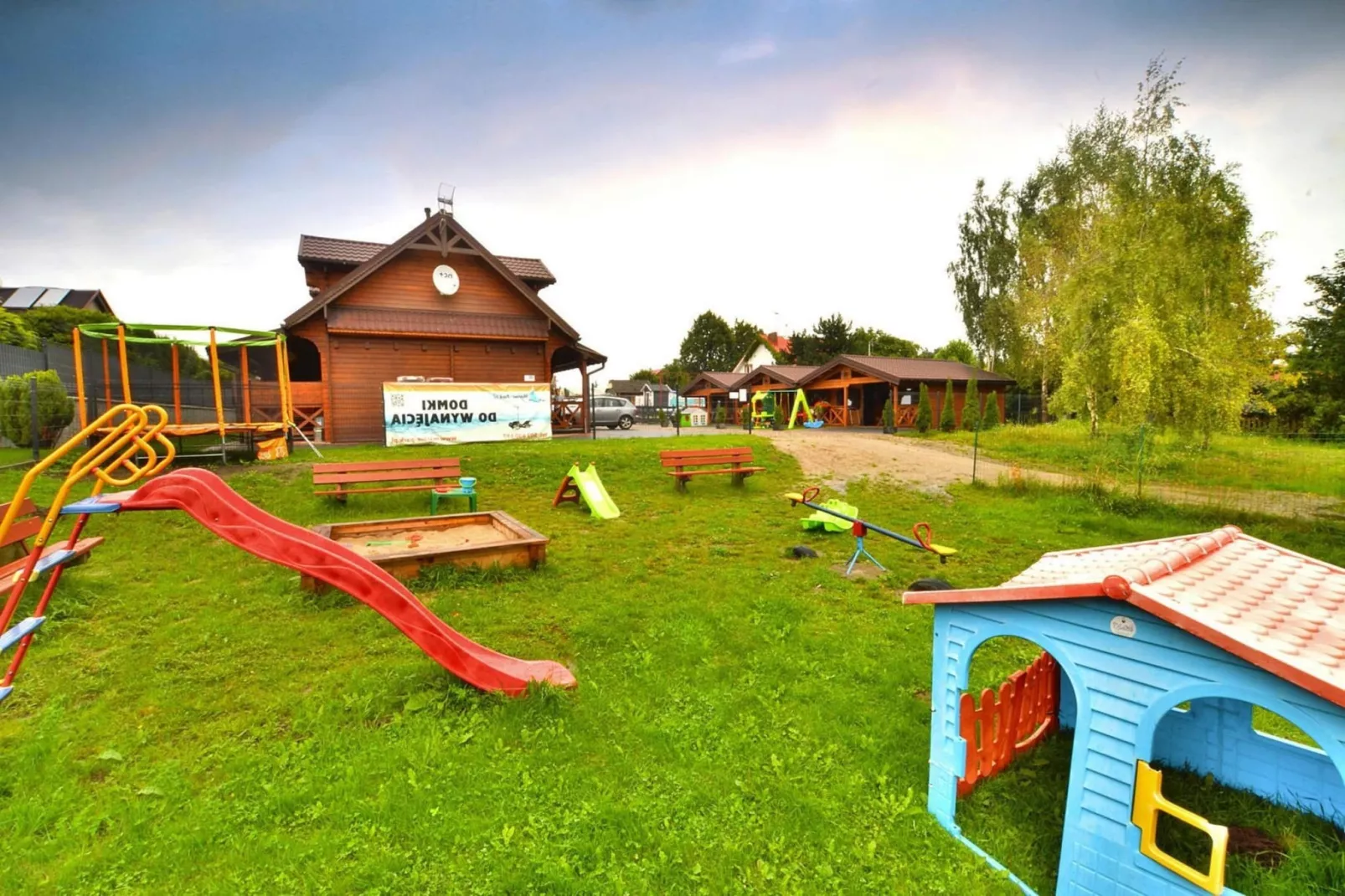 Domki letniskowe dla max 6 osób Sianożęty-Parkfaciliteiten