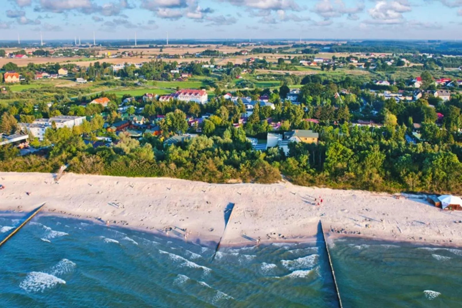 Domki letniskowe dla max 6 osób Sianożęty-Gebieden zomer 20km