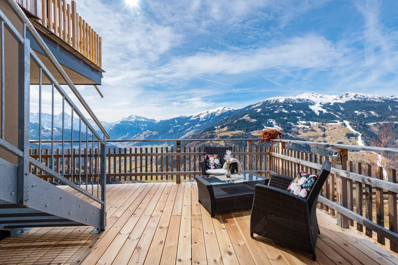 Alpblick Apart-Terrasbalkon