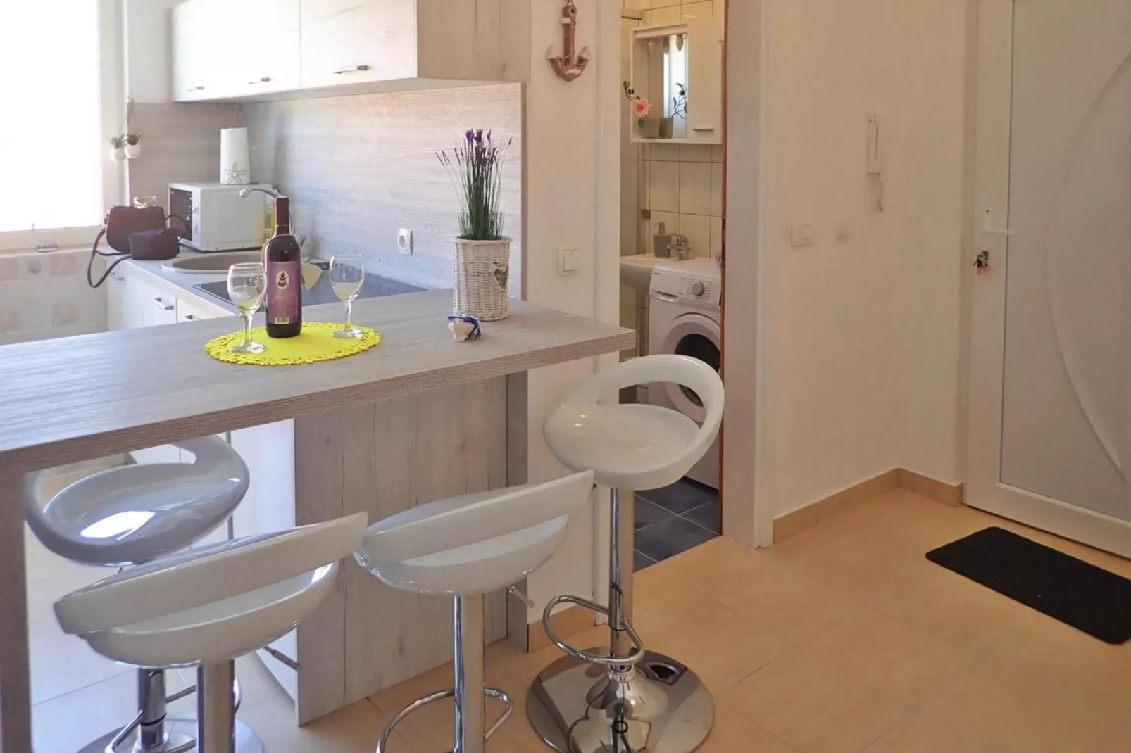 Apartment Seline-SD-150/A-01/ Ela - max 5 Pers-Keuken