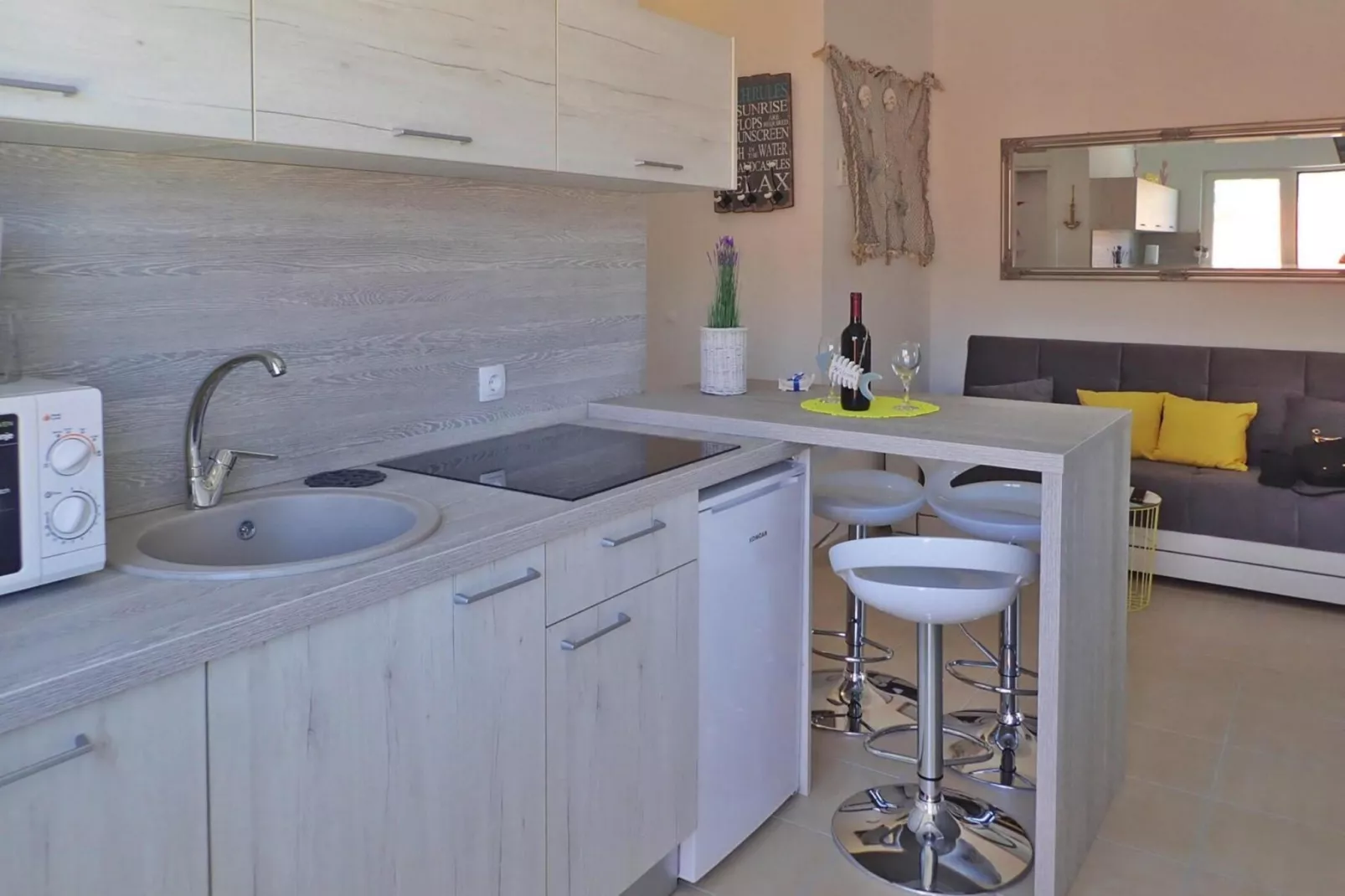 Apartment Seline-SD-150/A-01/ Ela - max 5 Pers-Keuken