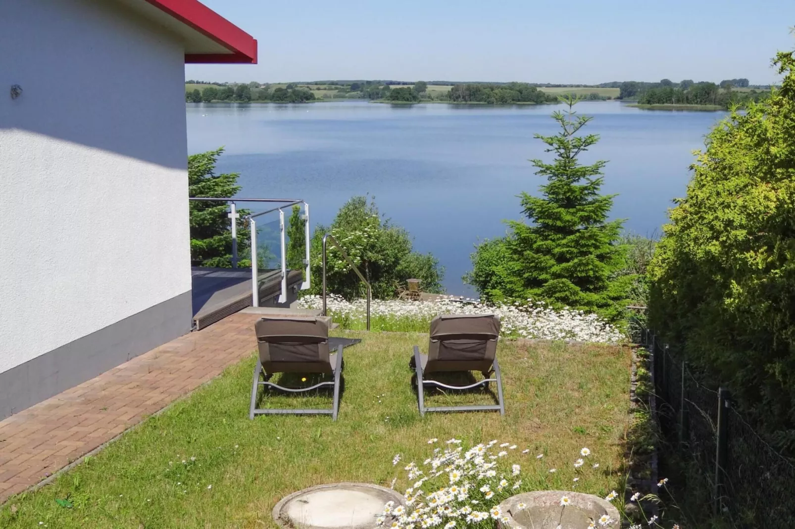 Ferienhaus Seeblick 60 qm-Terrasbalkon