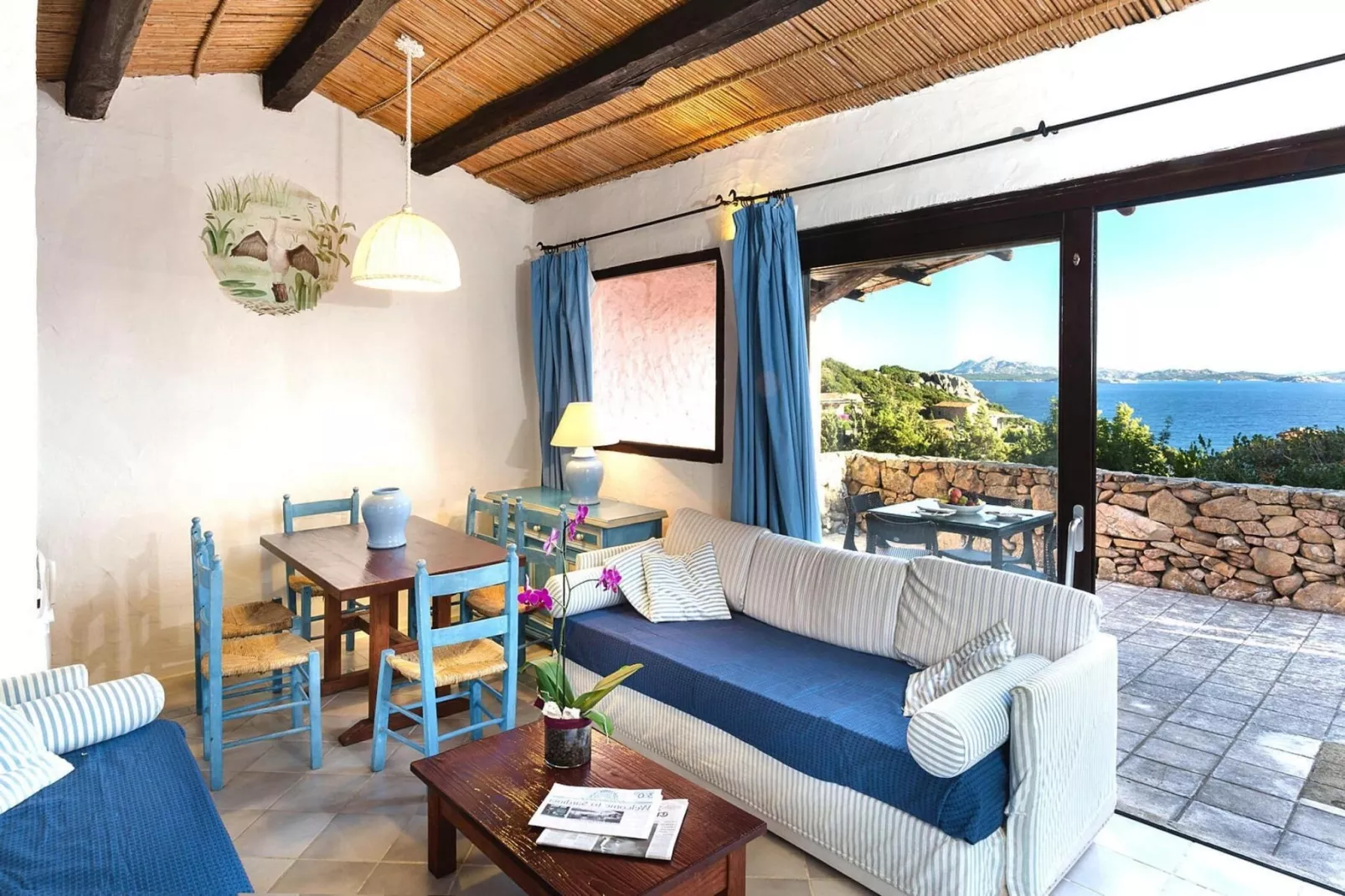 Holiday residence I Cormorani, Baja Sardinia-40 qm-Woonkamer