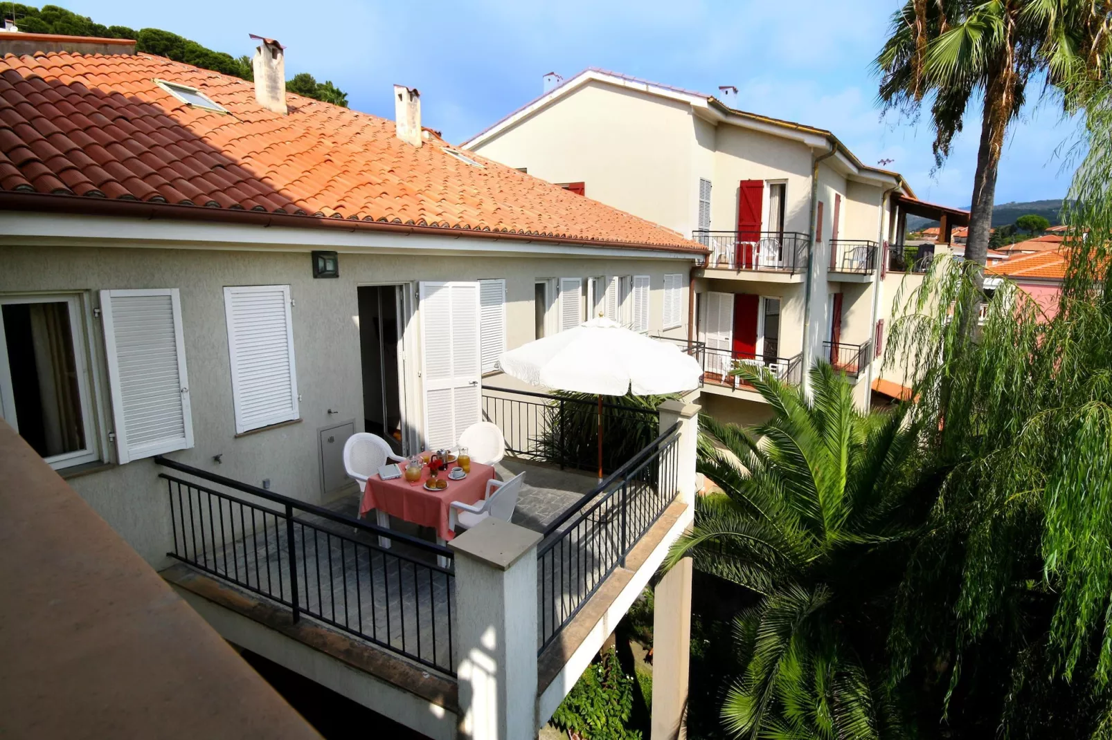 RESIDENCE LA MERIDIANA A TWO-ROOM APT 4 PAX BK/TERRACE/GARDEN - B401-Terrasbalkon