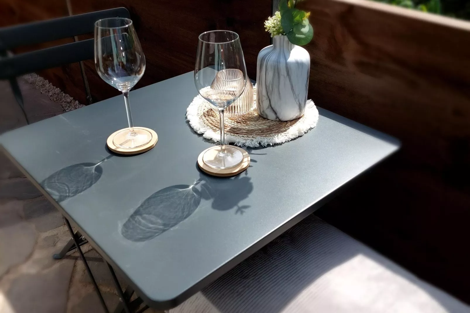 Gezellige vakantiewoning in Hastière met een tuin-Eetkamer