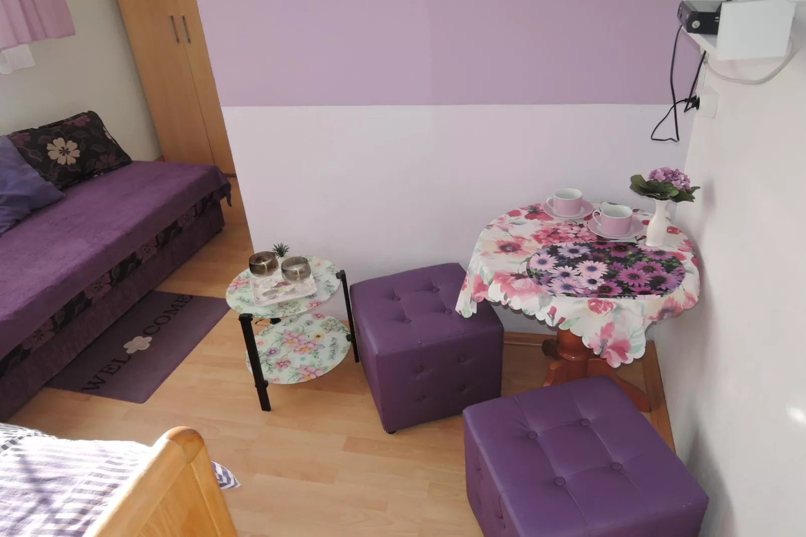 Dwójka fioletowa I piętro-Slaapkamer
