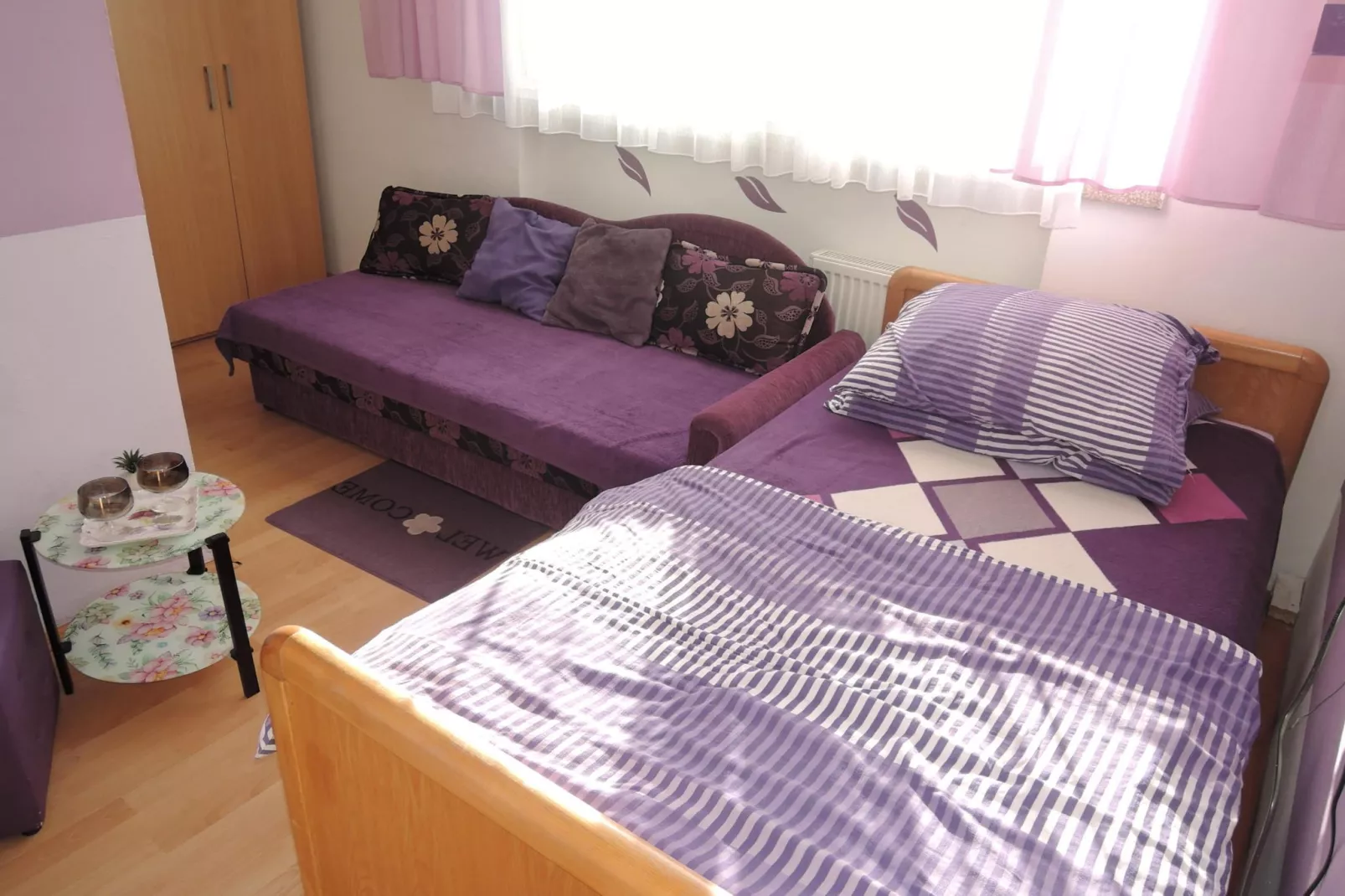 Dwójka fioletowa I piętro-Slaapkamer