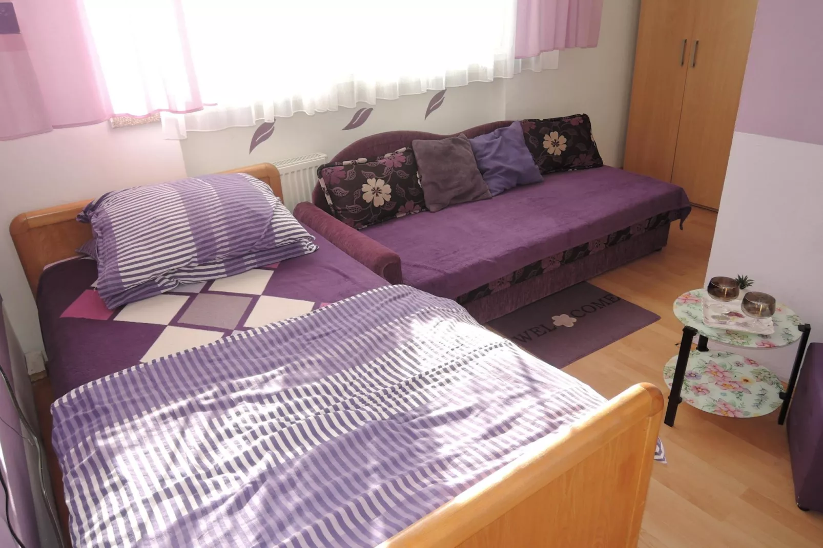 Dwójka fioletowa I piętro-Slaapkamer