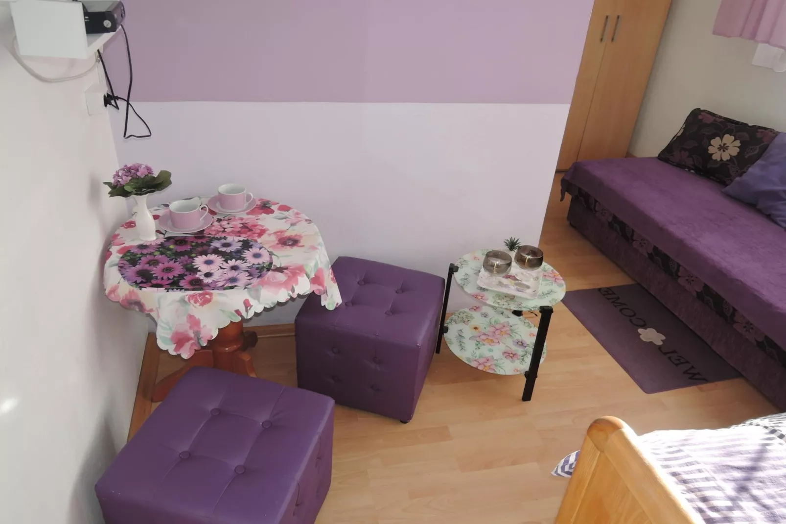 Dwójka fioletowa I piętro-Slaapkamer