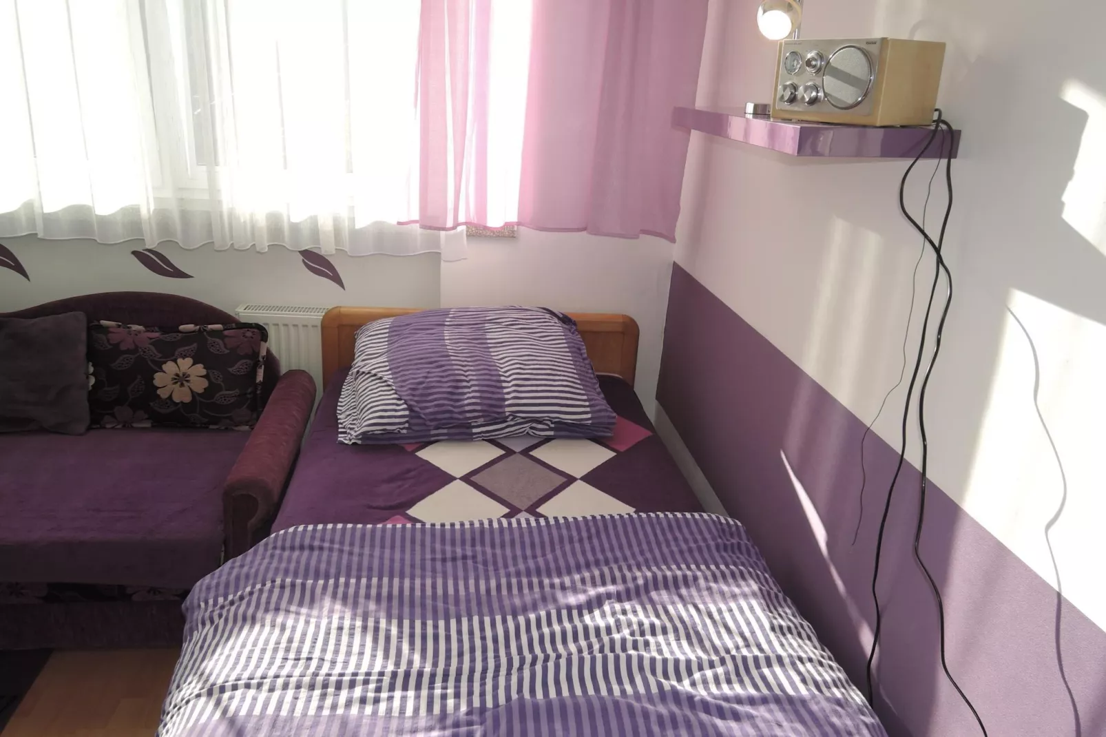 Dwójka fioletowa I piętro-Slaapkamer
