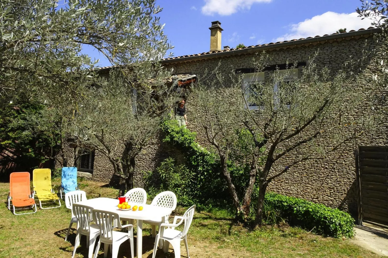 Ferienhaus in Vaison-la-Romaine / L'Olivier-Uitzicht zomer