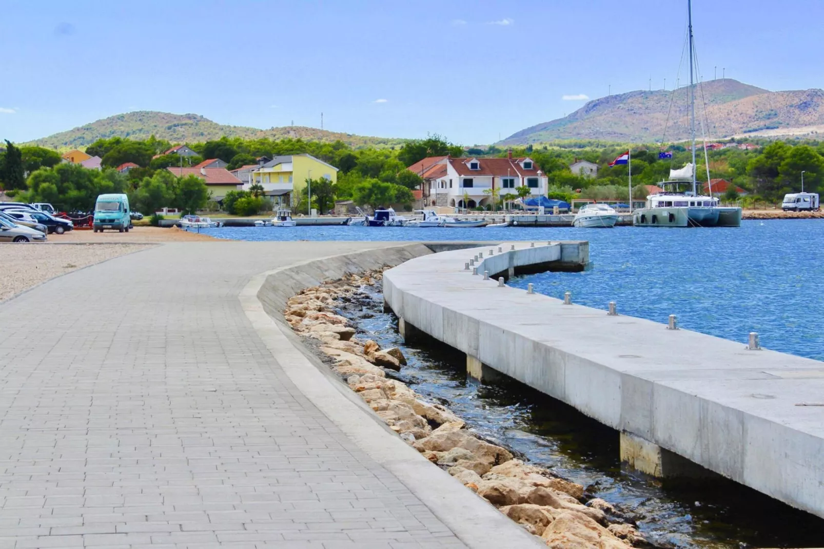 Apartment ALAN Sibenik - Bilice A6-4-Gebieden zomer 5km