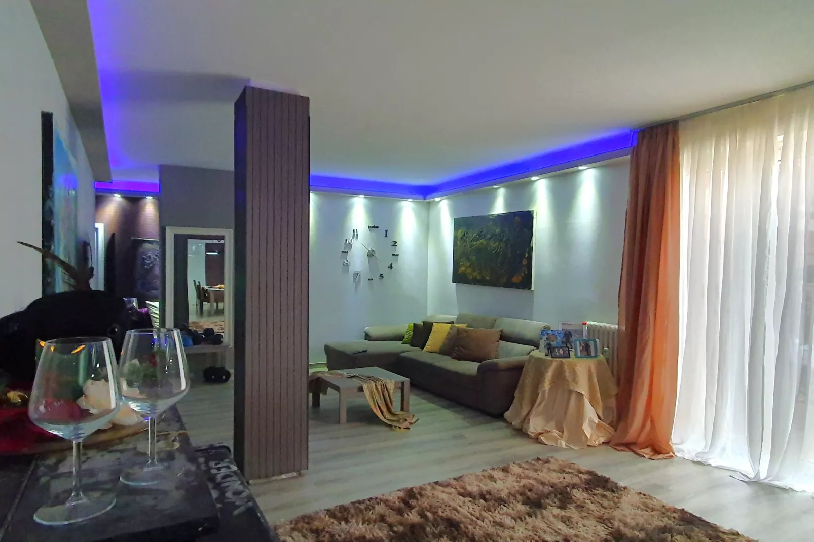 Casa Artista-Woonkamer