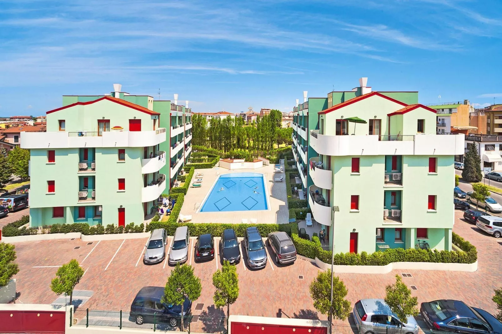 Residence Roberta, Caorle-Trilocale-Superior-Buitenkant zomer