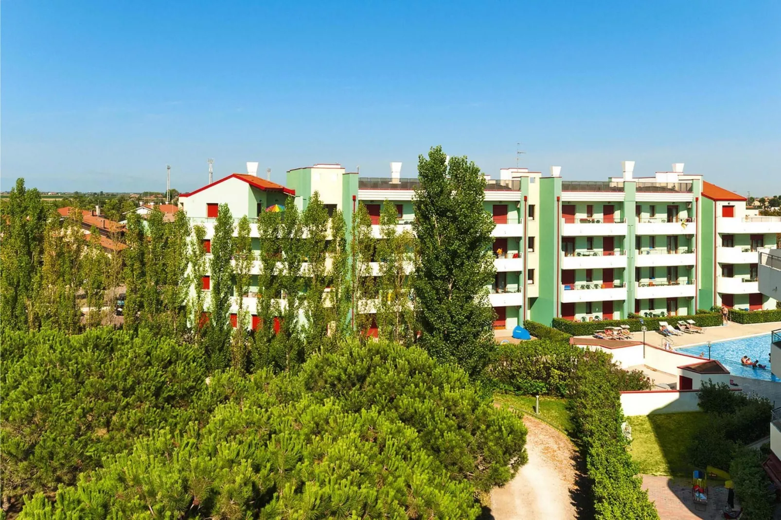 Residence Roberta, Caorle-Trilocale-Superior-Buitenkant zomer
