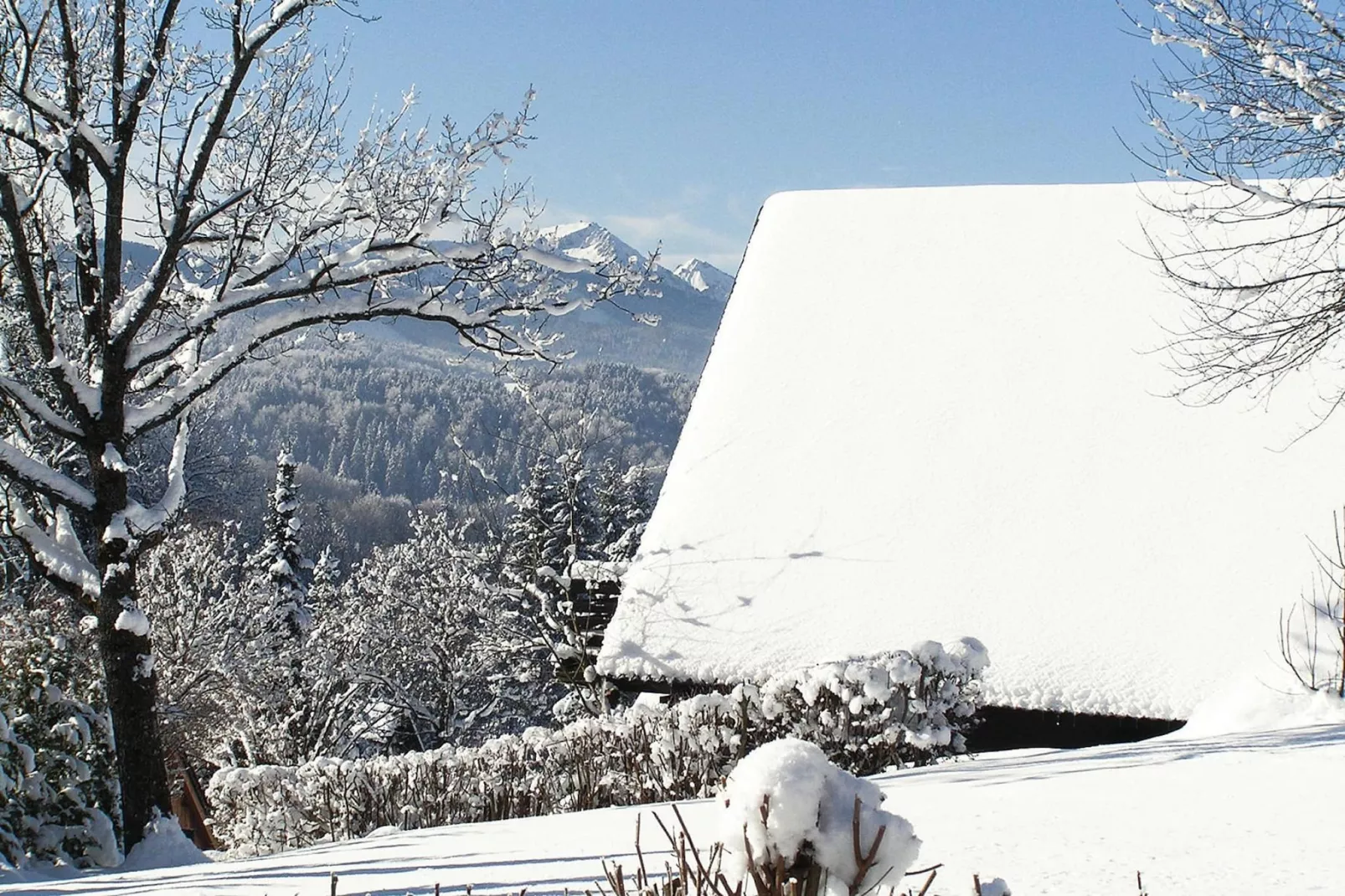 Holiday village Vorauf, Siegsdorf-Typ B, Ferienhaus Typ Oslo, 81 qm-Exterieur winter