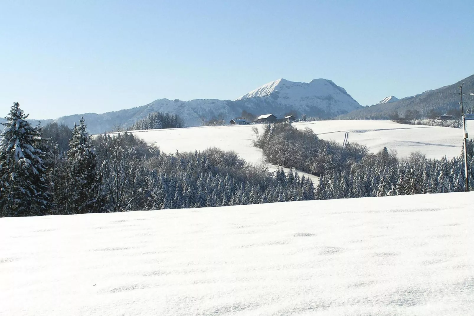 Holiday village Vorauf, Siegsdorf-Typ B, Ferienhaus Typ Oslo, 81 qm-Gebied winter 1km
