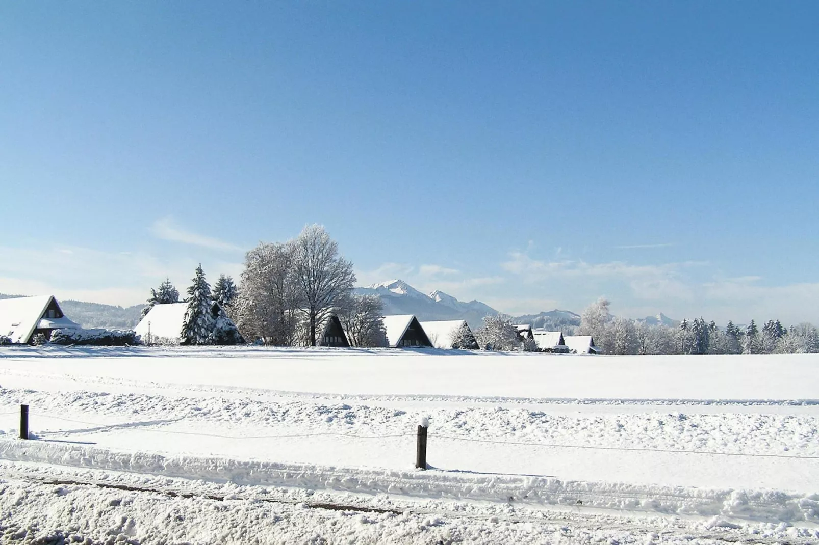 Holiday village Vorauf, Siegsdorf-Typ B, Ferienhaus Typ Oslo, 81 qm-Gebied winter 5km
