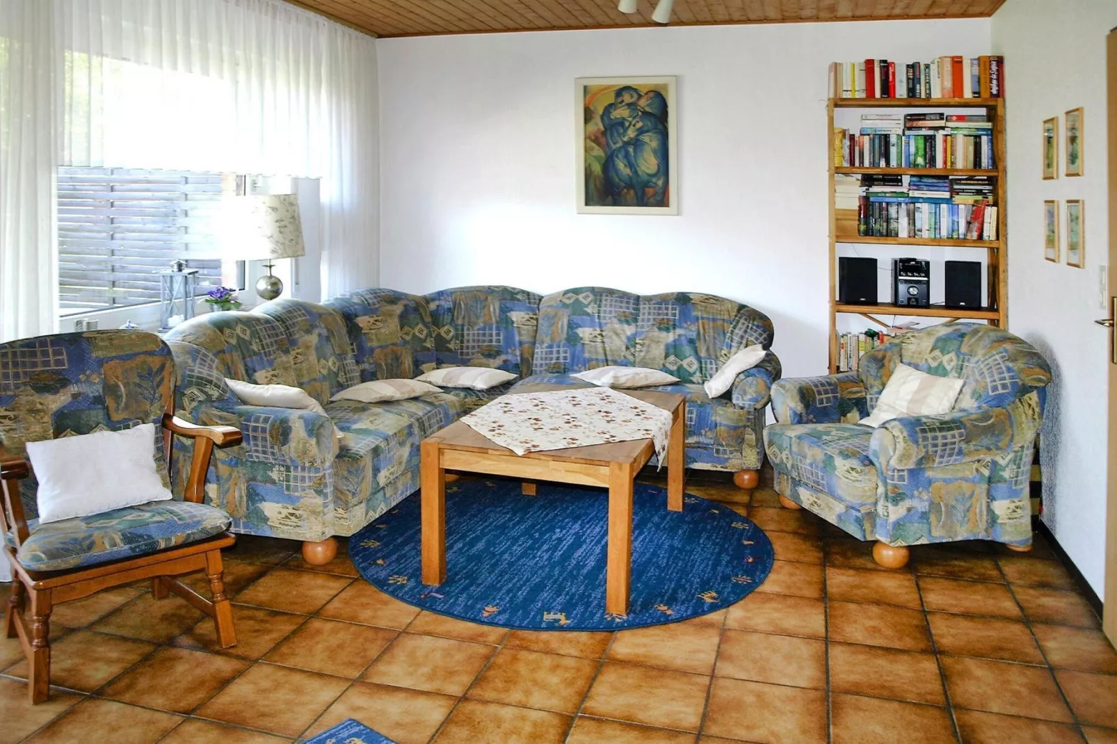Reihenhaus Neßmersiel-Woonkamer