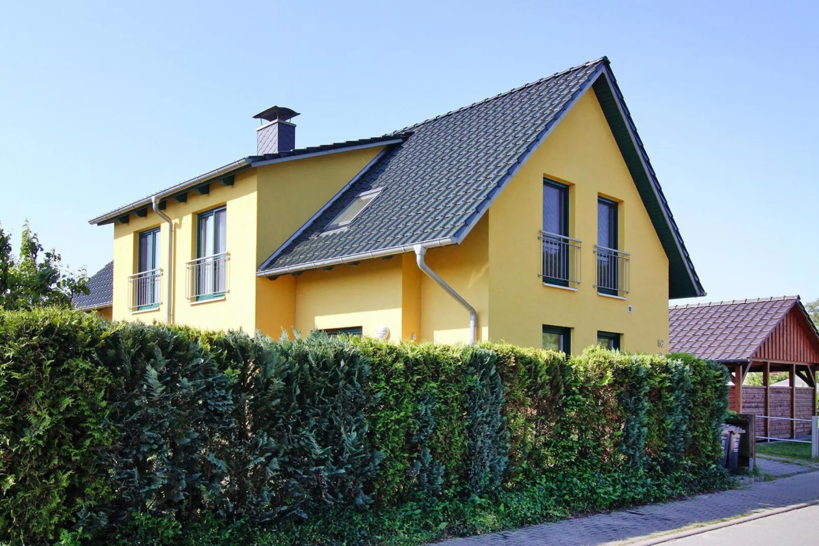 Doppelhaushälfte in Neuendorf-Buitenkant zomer
