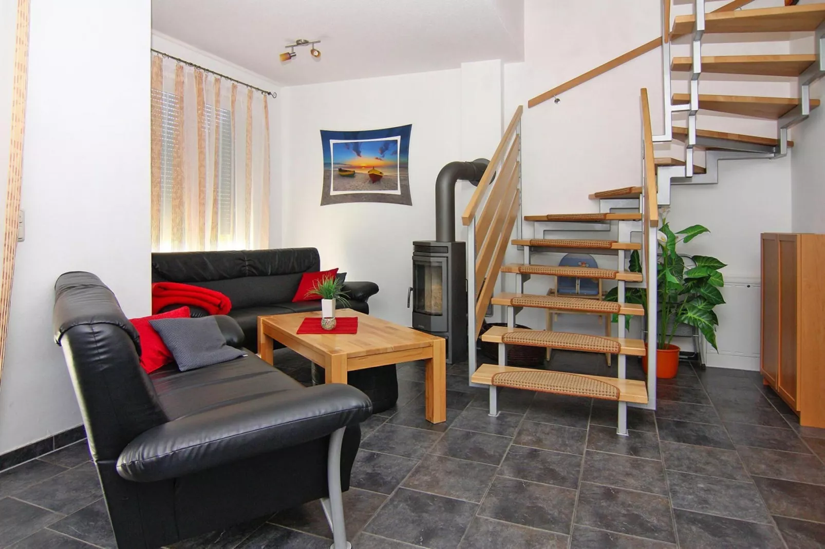 Doppelhaushälfte in Neuendorf-Woonkamer